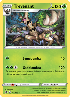 Trevenant 015/192 NM (ITA)
