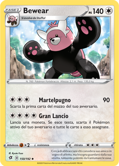 Bewear 150/192 Reverse NM (ITA)