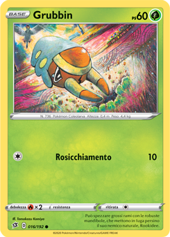 Grubbin 016/192 Reverse NM (ITA)