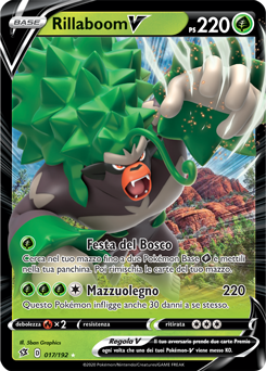 Rillaboom-V 017/192 NM (ITA)