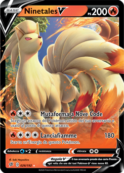 Ninetales-V 026/192 NM (ITA)