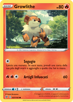 Growlithe 027/192 NM (ITA)