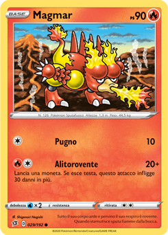 Magmar 029/192 Reverse NM (ITA)