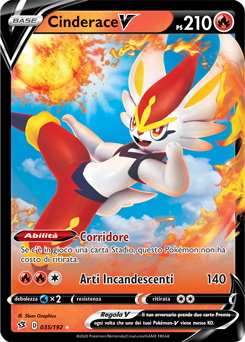 Cinderace-V 035/192 NM (ITA)