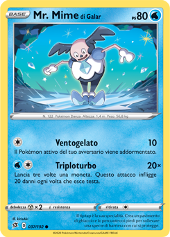 Mr. Mime di Galar 037/192 Reverse NM (ITA)