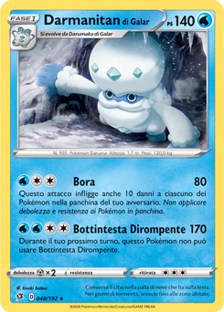 Darmanitan di Galar 048/192 Reverse NM (ITA)