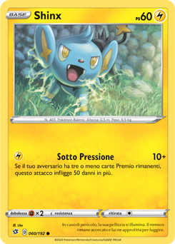 Shinx 060/192 Reverse NM (ITA)