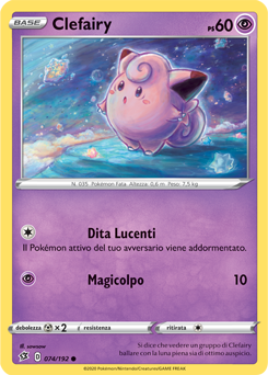 Clefairy 074/192 Reverse NM (ITA)