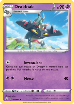 Drakloak 090/192 Reverse NM (ITA)