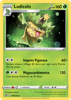 Ludicolo 009/192 Reverse NM (ITA)