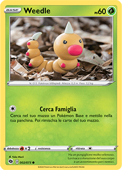 Weedle 002/073 NM (ITA)