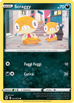 Scraggy 041/073 NM (ITA)