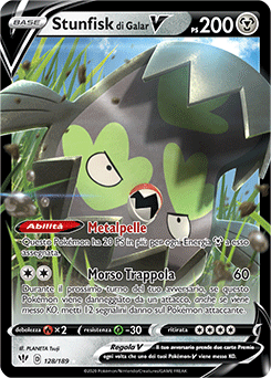 Stunfisk di Galar-V 128/189 NM (ITA)