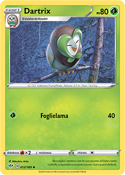 Dartrix 012/189 Reverse NM (ITA)