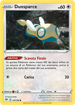 Dunsparce 137/189 Reverse NM (ITA)