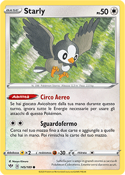 Starly 145/189 Reverse NM (ITA)