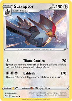 Staraptor 147/189 Reverse NM (ITA)
