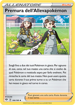 Premura dell’Allevapokémon 166/189 NM (ITA)