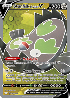 Stunfisk di Galar-V 184/189 NM (ITA)
