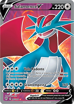 Salamence-V 185/189 NM (ITA)