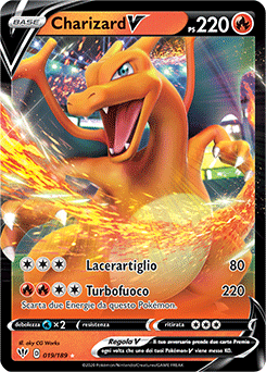 Charizard-V 019/189 NM (ITA)