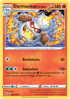 Darmanitan di Galar 028/189 NM (ITA)