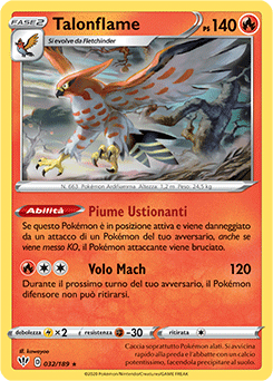 Talonflame 032/189 Reverse NM (ITA)