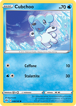 Cubchoo 048/189 Reverse NM (ITA)