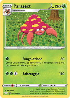 Parasect 004/189 Reverse NM (ITA)