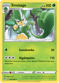 Simisage 007/189 NM (ITA)