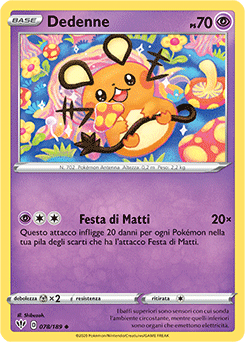 Dedenne 078/189 NM (ITA)