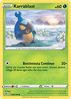 Karrablast 008/189 NM (ITA)