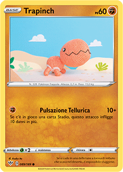 Trapinch 089/189 Reverse NM (ITA)