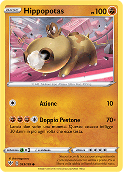 Hippopotas 093/189 NM (ITA)