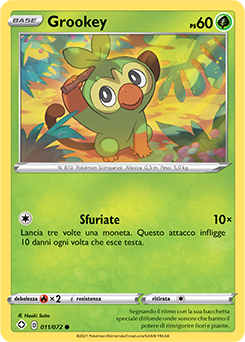 Grookey 11/73 Reverse NM (ITA)