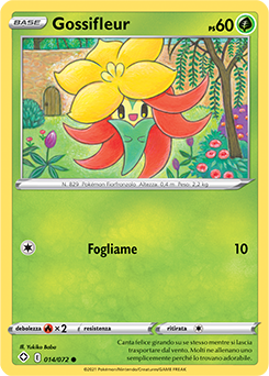 Gossifleur 14/73 Reverse NM (ITA)
