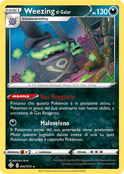 Weezing di Galar 42/73 NM (ITA)
