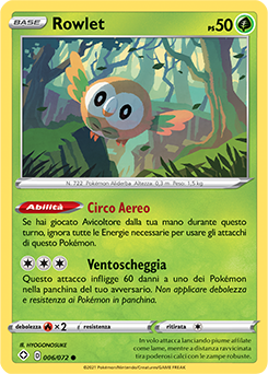 Rowlet 06/73 NM (ITA)