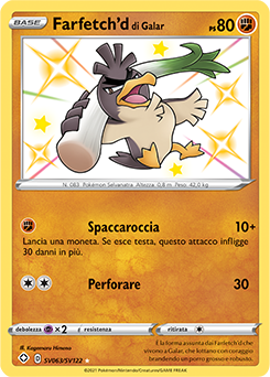 Farfetch’d di Galar SV063 NM (ITA)