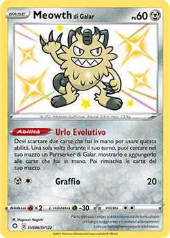 Meowth di Galar SV086 NM (ITA)