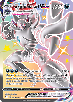 Grimmsnarl-VMAX SV117 NM (ITA)