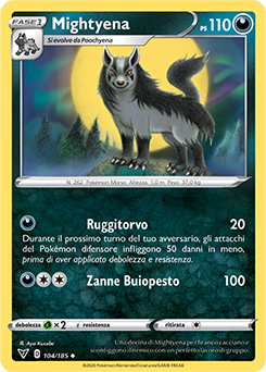 Mightyena 104/185 NM (ITA)
