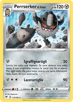Perrserker di Galar 113/185 NM (ITA)