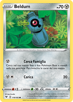 Beldum 116/185 Reverse NM (ITA)