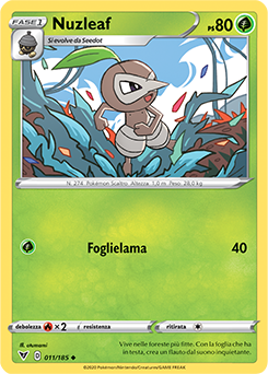 Nuzleaf 011/185 Reverse NM (ITA)