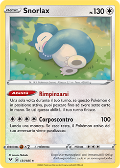 Snorlax 131/185 NM (ITA)