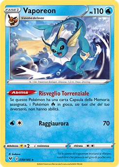 Vaporeon 030/185 NM (ITA)