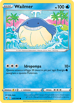 Wailmer 031/185 Reverse NM (ITA)