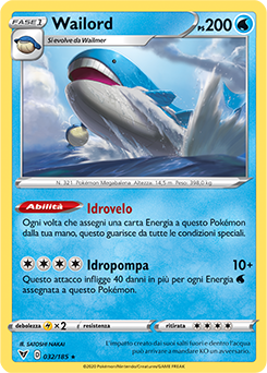 Wailord 032/185 NM (ITA)