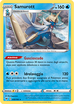 Samurott 035/185 Reverse NM (ITA)